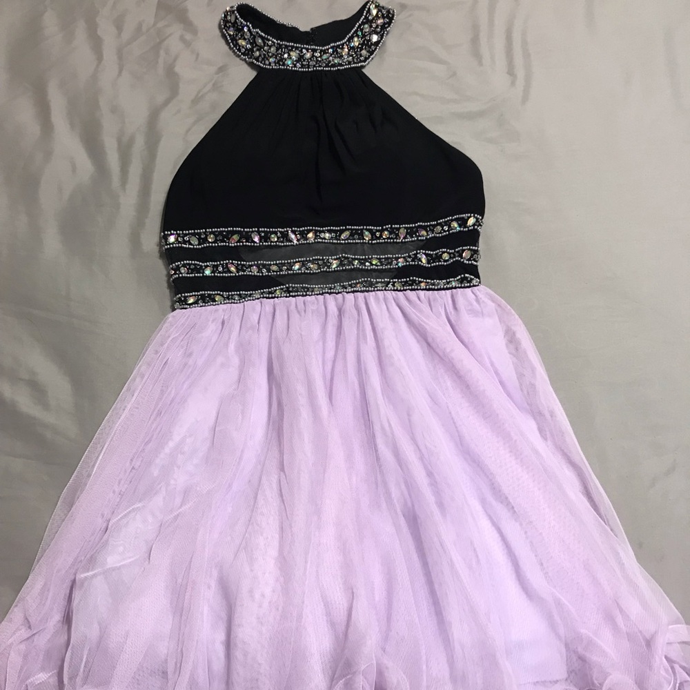 Purple homecoming dress